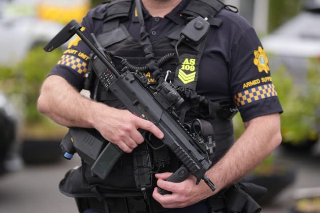 Woman arrested after gardaí seize explosives and firearms during raids in Dundalk
