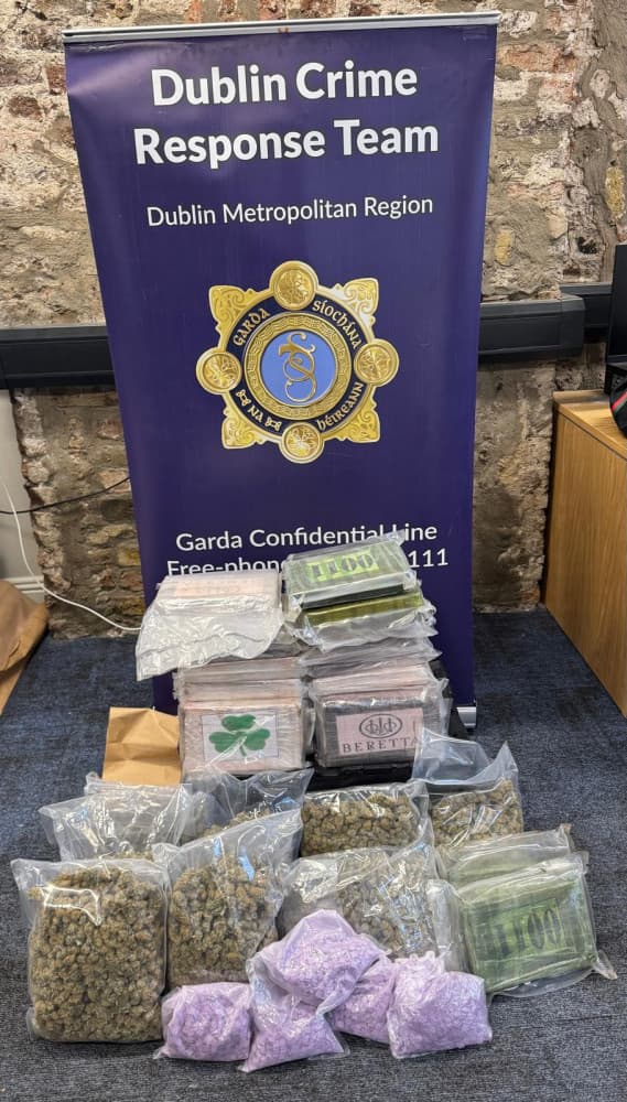 Two men arrested after drugs worth €2.3m seized including 20kg cocaine and 5,000 ecstasy tablets