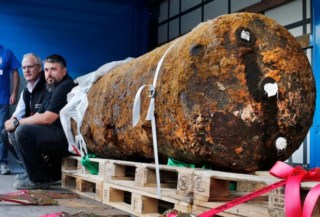 Wildfires expose unexploded bombs across Europe