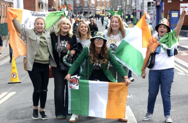 'A massive night for Ireland': Thousands of fans gather for 'heroine' Katie's Croker takeover