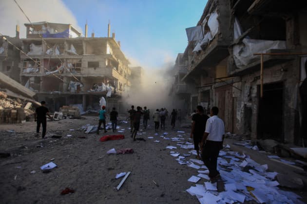 Five people, including two children, killed in Israeli strikes in Gaza, say authorities