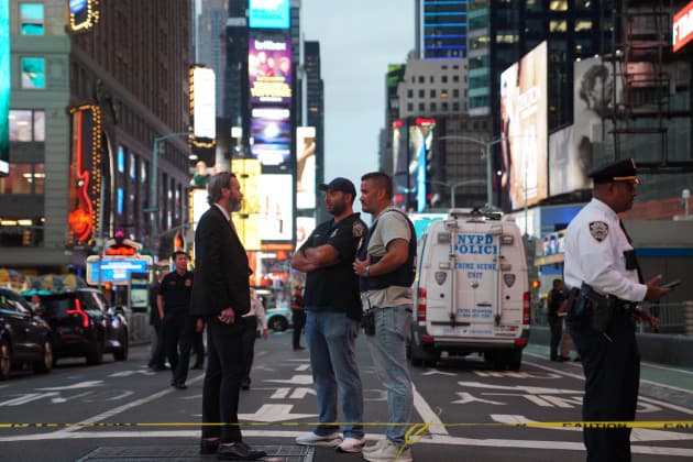 Woman fatally stabs person and injures another in Times Square, before being shot dead by police