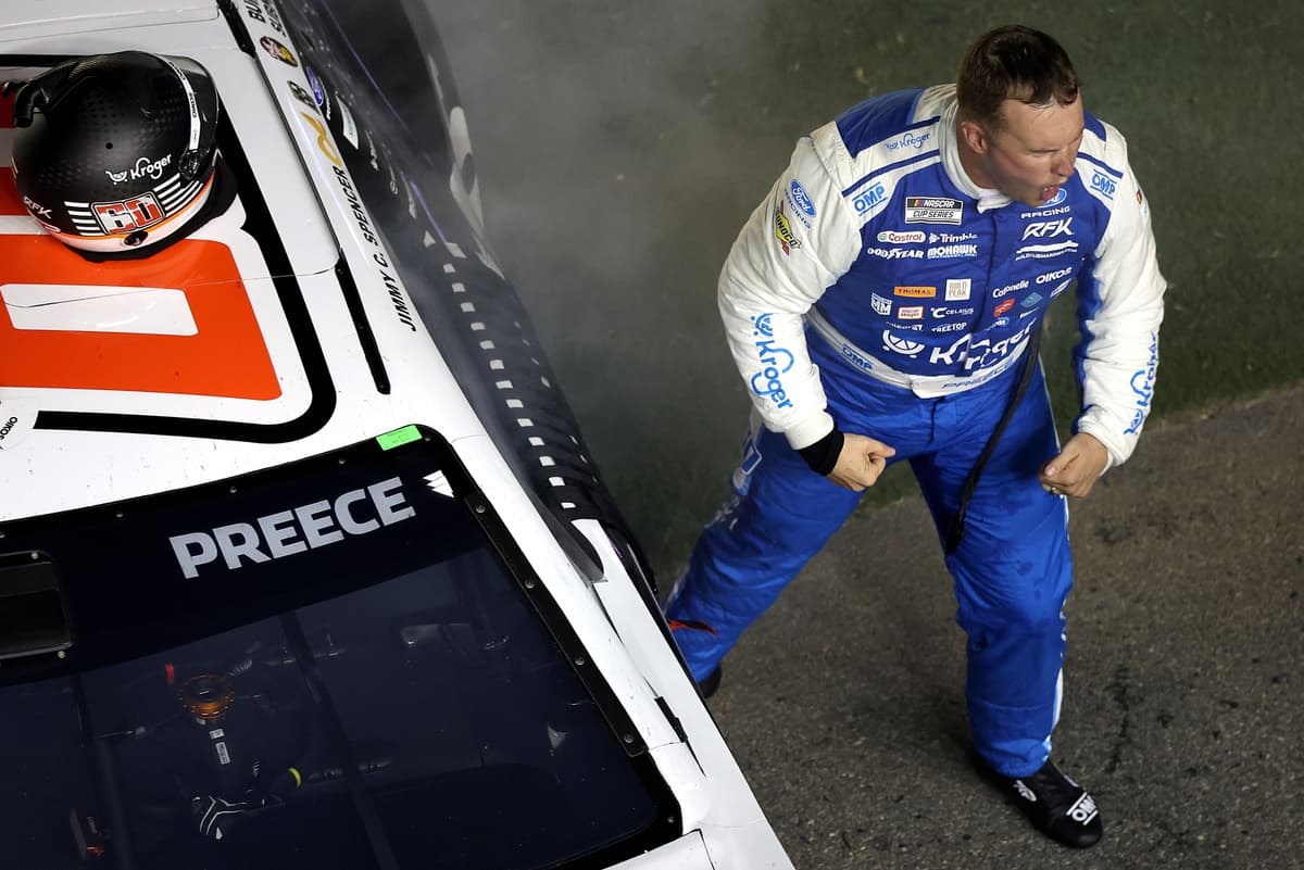 Ryan Preece earns huge win in Daytona thriller, eliminating Shane Van Gisbergen from the Chase