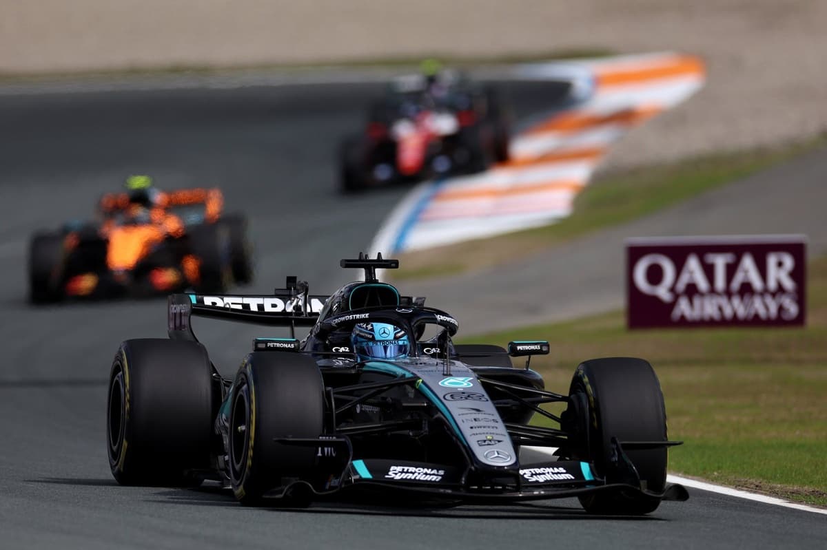 George Russell "more relaxed" as F1 2026 title is Kimi Antonelli's to lose