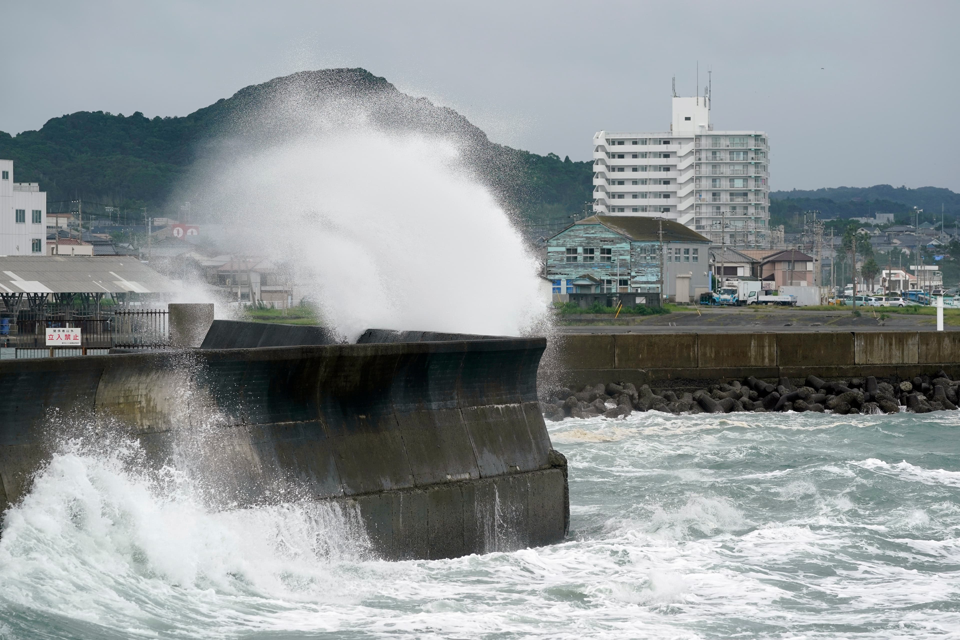 Japan orders evacuations as Typhoon Dolphin approaches, cancels 500 flights