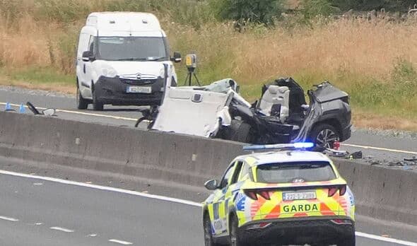 Five teenagers 'wearing balaclavas' dead after 'stolen' BMW driven wrong way down M9