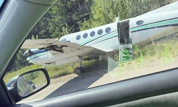 One dead in crash after plane makes emergency landing on remote Canadian road