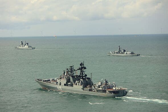 Navy tracks Russian warships in English Channel during ‘intense’ operation