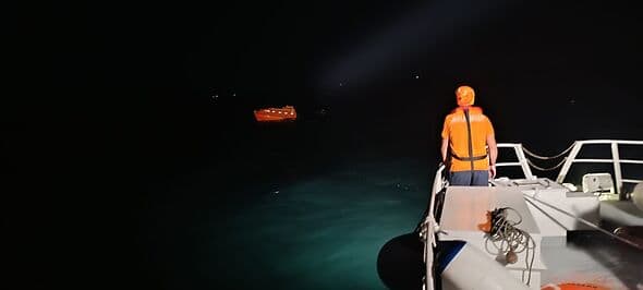 Huge cargo vessel 'sinks' after 'collision' as major rescue operation launched