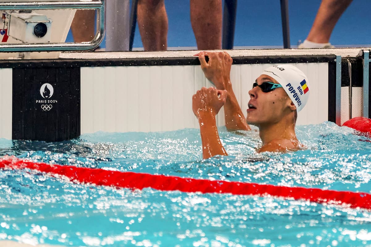 Romanian swimmer David Popovici earns third consecutive European title in 100m freestyle
