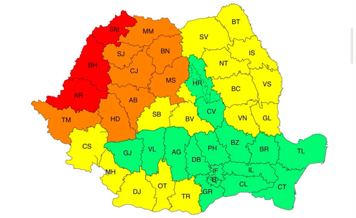 Extreme heat grips Romania, red alert issued for three western counties