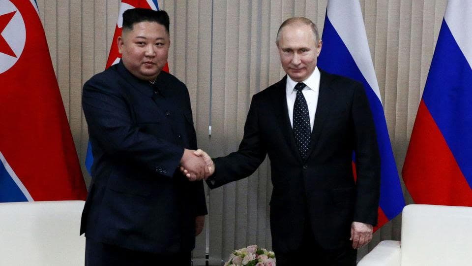 North Korea’s Kim tells Putin he is ‘proud’ of strong ties