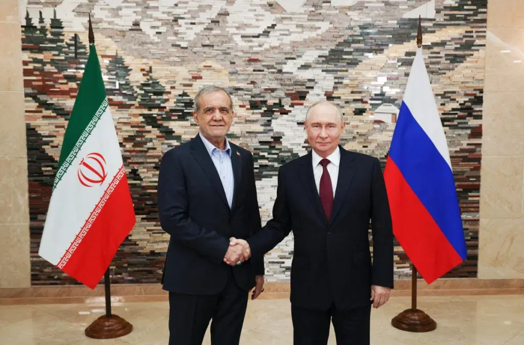 Iran president meets Putin on sidelines of SCO summit