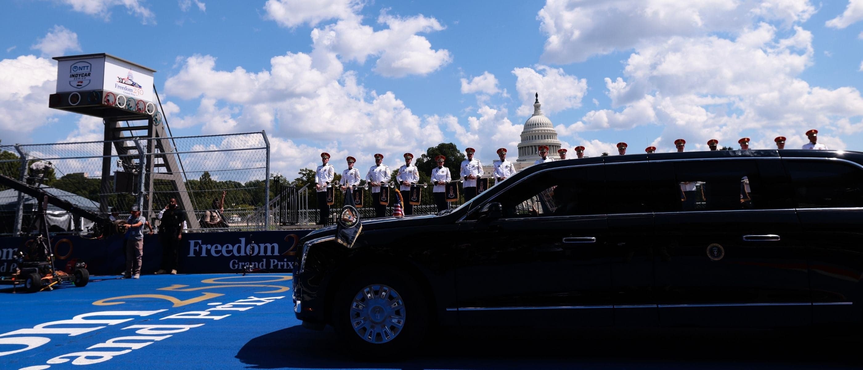 Trump Takes Lap In ‘The Beast’ At IndyCar’s Freedom 250 Grand Prix