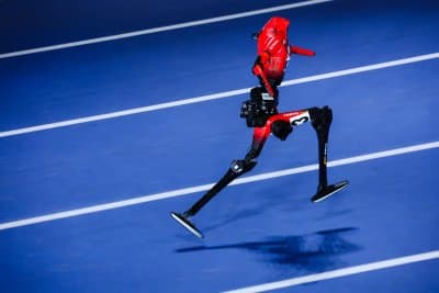 Chinese humanoid robot breaks 100m sprint record set by Usain Bolt