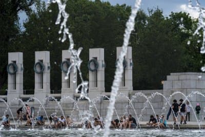 World War II memorial in D.C. vandalized with bubbles, red graffiti