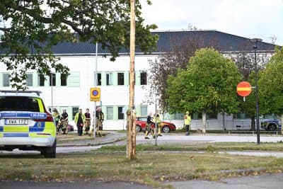 Man with sword attacks Swedish high school; 3 injured
