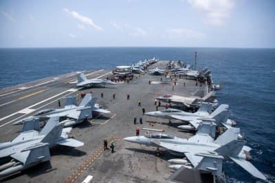 US Forces Strike Iranian Military as Sea Mines Headed for Strait of Hormuz