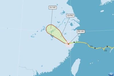 Typhoon Dolphin makes landfall in China, hundreds of flights canceled