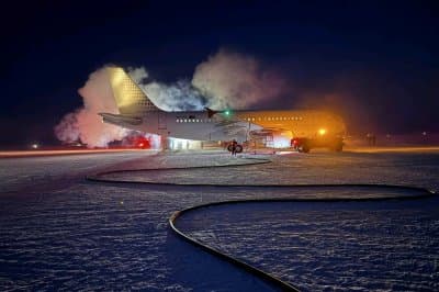 American evacuated from Antartica in rare winter rescue mission