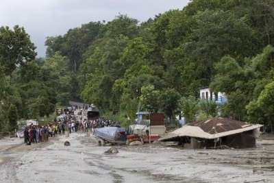 At least 95 dead, hundreds missing in Nepal in flash flooding
