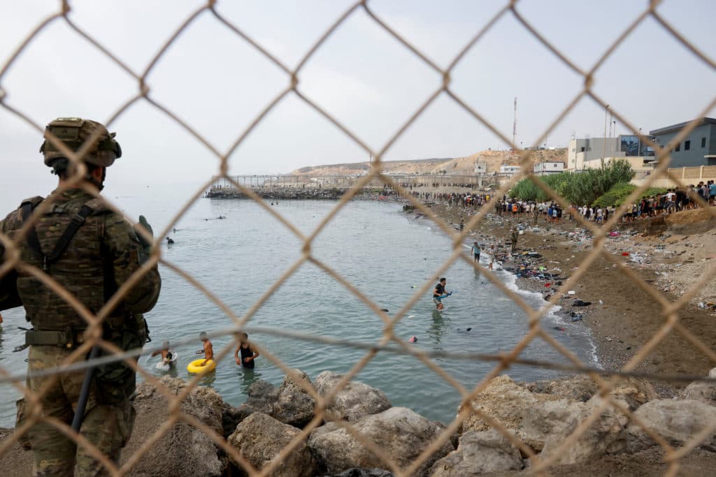 Most of the 60,000 migrants who crossed into territory of Ceuta have left voluntarily, Spain says