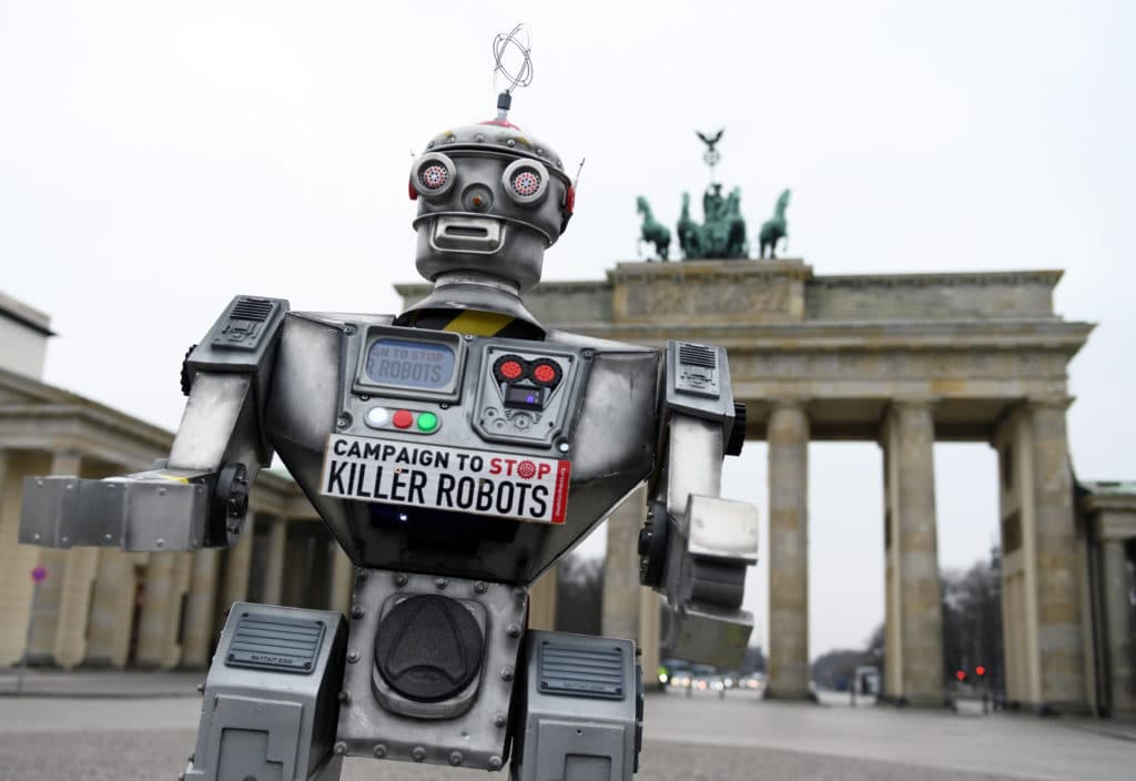 UN and Red Cross step up call for international rules on 'killer robot' weapons systems