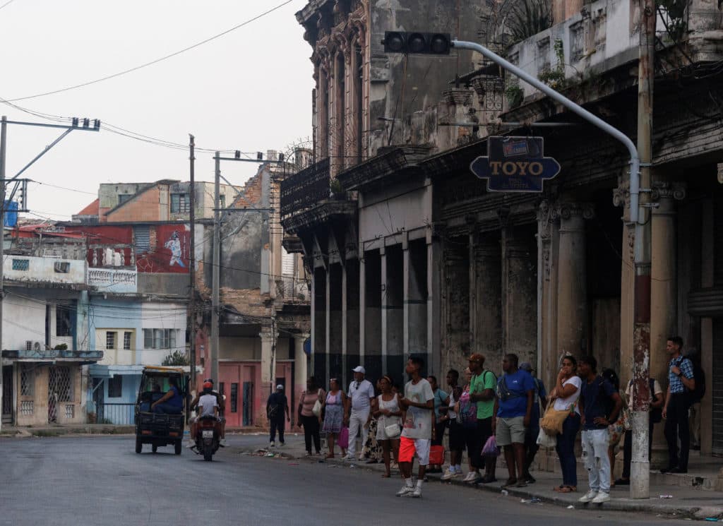 Cubans sleep on Havana's seaside boulevard to seek relief from crippling blackouts and summer heat