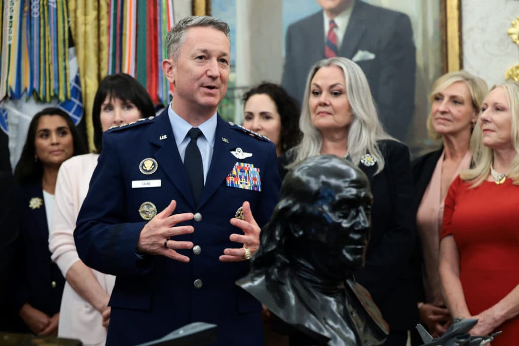 U.S. has no plans to send troops to the polls in November, Gen. Caine says