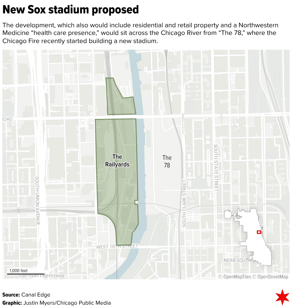 New Sox Park? Future owner Justin Ishbia announces proposal for riverside stadium at 'The Railyards'