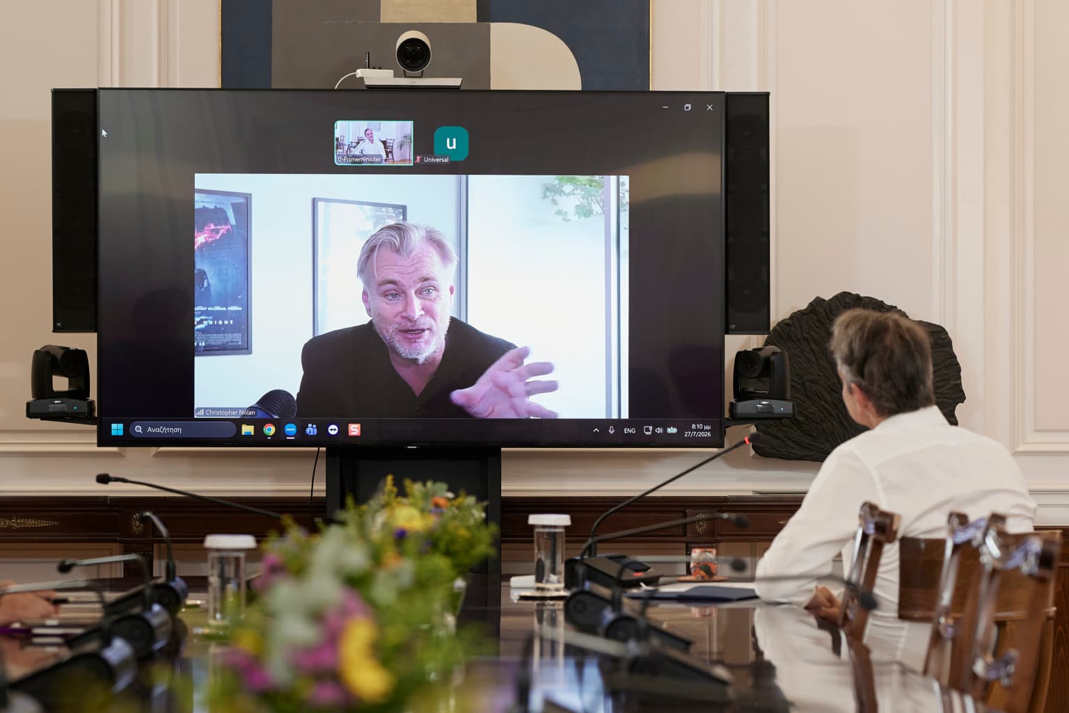 Greek Prime Minister Congratulates Christopher Nolan On ‘The Odyssey’