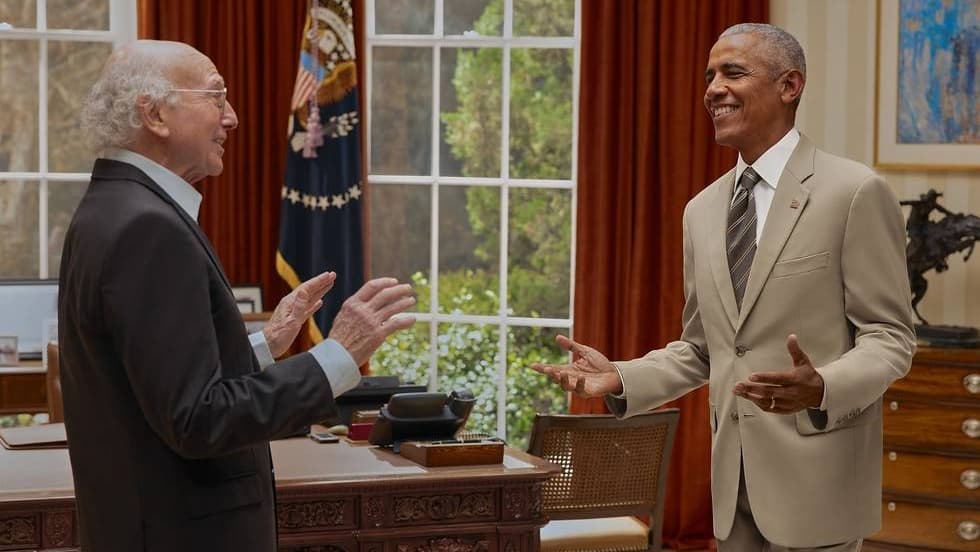 Obama Blames Larry David For 2014 Tan Suit Debacle In ‘Life, Larry & the Pursuit of Unhappiness’ Finale