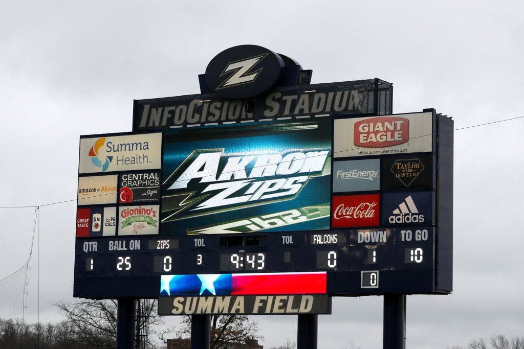 Akron sees significant uptick in college football season tickets following lottery offer to script team's opening drive