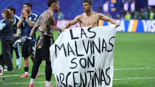 FIFA to probe Argentina over World Cup final ill-discipline, Malvinas banner