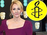 Amnesty: We're sorry! Charity apologises for branding JK Rowling's rape support centre 'anti-rights' in report