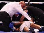 Boxer is rushed to hospital after knockout as promoter Frank Warren issues statement
