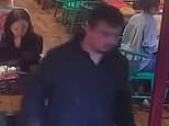 Moment flip-flop-clad noodle-eater flees Chinese restaurant without paying as furious staff give chase