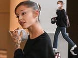 Ariana Grande wears a mask in first sighting since announcing plans to step out of public eye