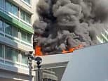 Fire breaks out at Holiday Inn hotel 'housing asylum seekers'