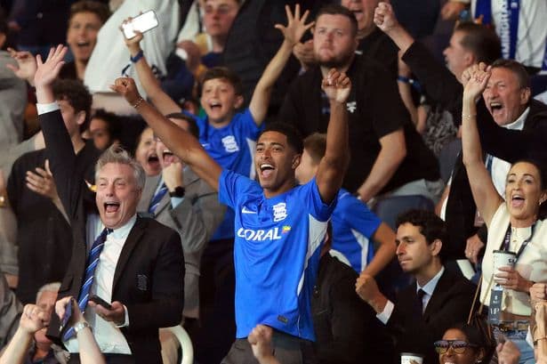 Chris Davies pays brilliant tribute as Jude Bellingham celebrates Birmingham City's win over Barcelona