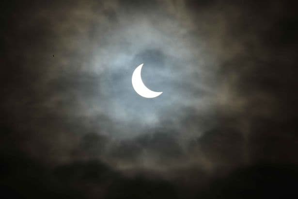 Birmingham solar eclipse LIVE as countdown begins - exact time to see it and weather forecast