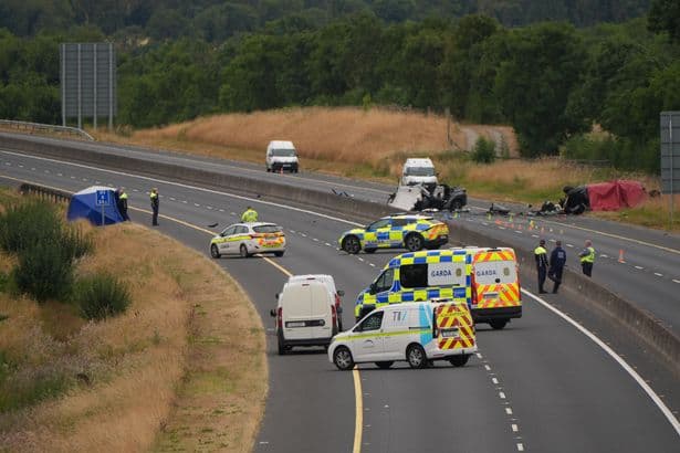 Five teens dead after horror head-on-collision on motorway in Ireland
