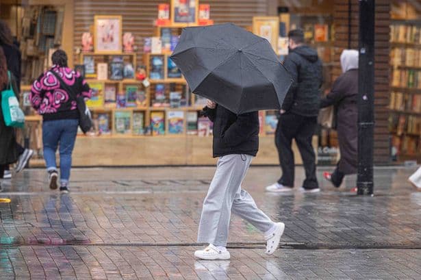 Met Office forecast names Birmingham in 134 areas to get soaked with rain in 'weahter phenomenon'