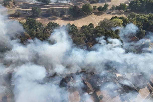 Families evacuated to town hall as 100 firefighters battle Stourbridge blaze
