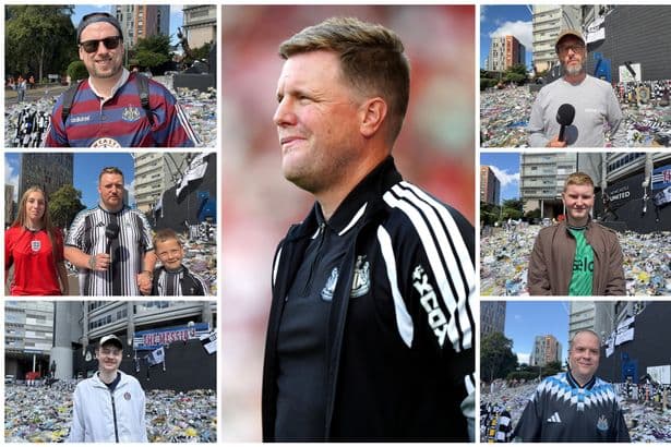 Newcastle fans thank 'outstanding' Eddie Howe and say he deserves 'the gratitude of the city'