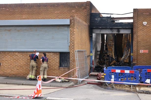 Devastating aftermath of huge Washington factory fire that burned for more than 12 hours