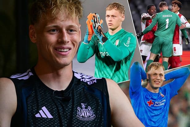 Youth team striker, 'next Cech' and 100% record - Lukas Hornicek leads Newcastle in new direction