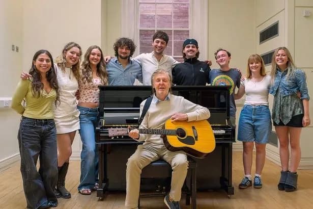 North East singer-songwriter launches career with help from Sir Paul McCartney