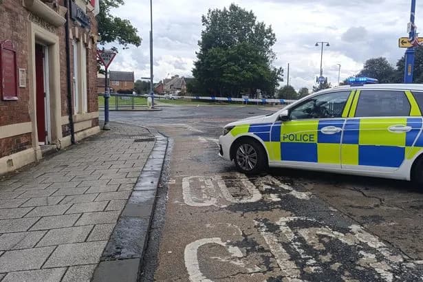 Forensics investigating and person taken to hospital after collision which closed Blyth roundabout