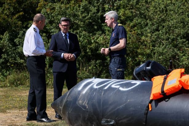 Andy Burnham vows 'relentless' action on Channel small boat crossings during Dover visit